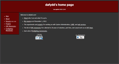 Desktop Screenshot of dafydd.com